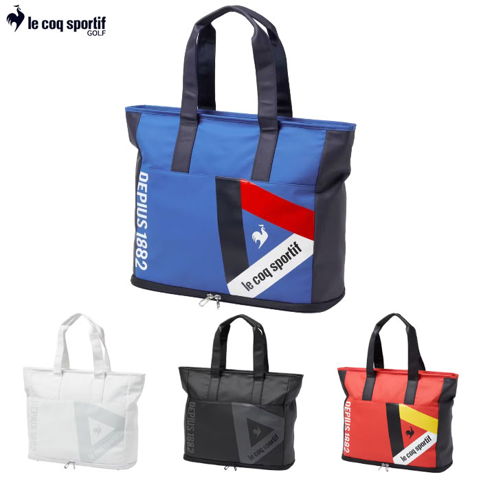 ルコックスポルティフ トライアングルデザイン 多収納ボストンバッグ LG5FTT00M ゴルフ le coq sportif golf 2025年モデル 日本正規品