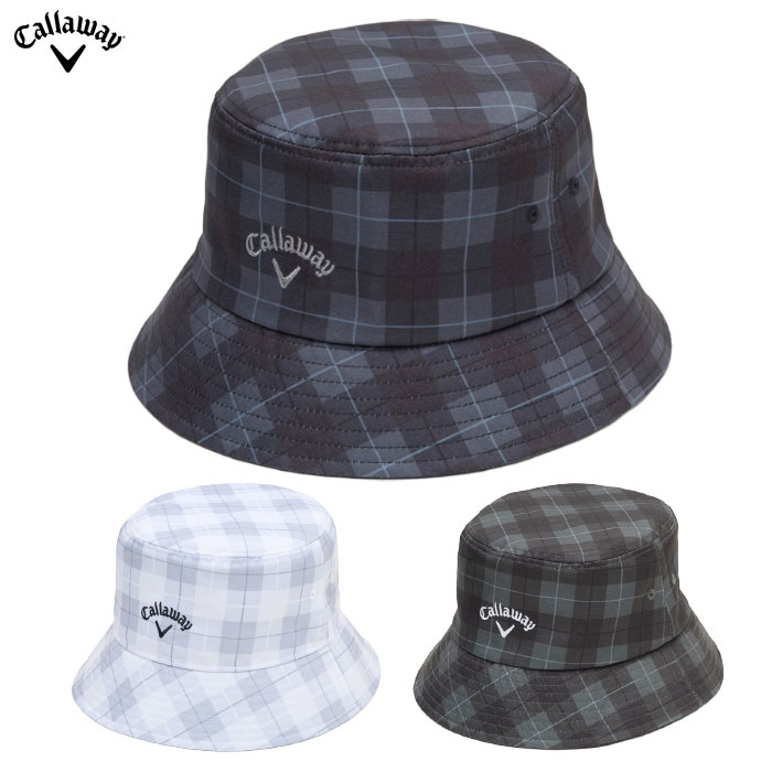キャロウェイ チェックプリントハット C25291116 メンズ ゴルフキャップ 帽子 Callaway 2025秋冬モデル 日本正規品