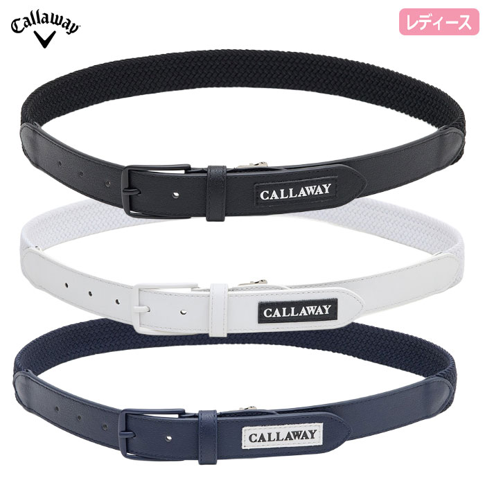 キャロウェイ カットできるゴムメッシュベルト C25292202 レディース ゴルフキャップ 帽子 Callaway 2025秋冬モデル 日本正規品