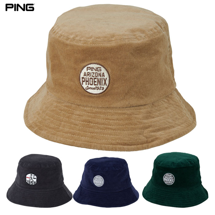 ピン HW-N2509 コーデュロイハット メンズ 帽子 ヘッドウェア PING 2025秋冬モデル 日本正規品