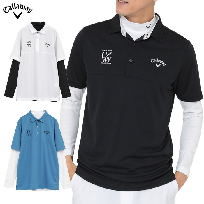 キャロウェイ セットシャツ インナー付き C25234108 メンズ Callaway ゴルフウェア 2025秋冬モデル 日本正規品