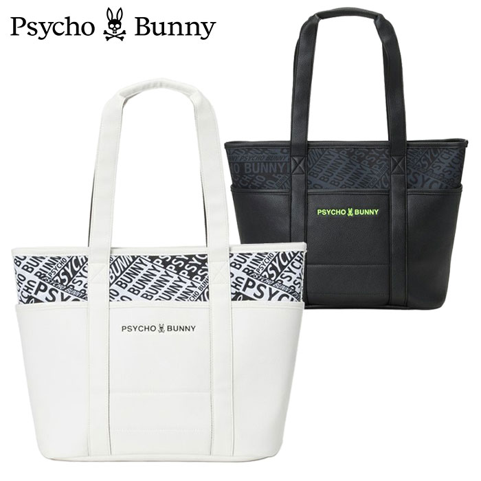 サイコバニー Psycho Bunny トートバッグ FLAGSHIP PBMG5FB4 ゴルフ タウンユース 2025年モデル 日本正規品
