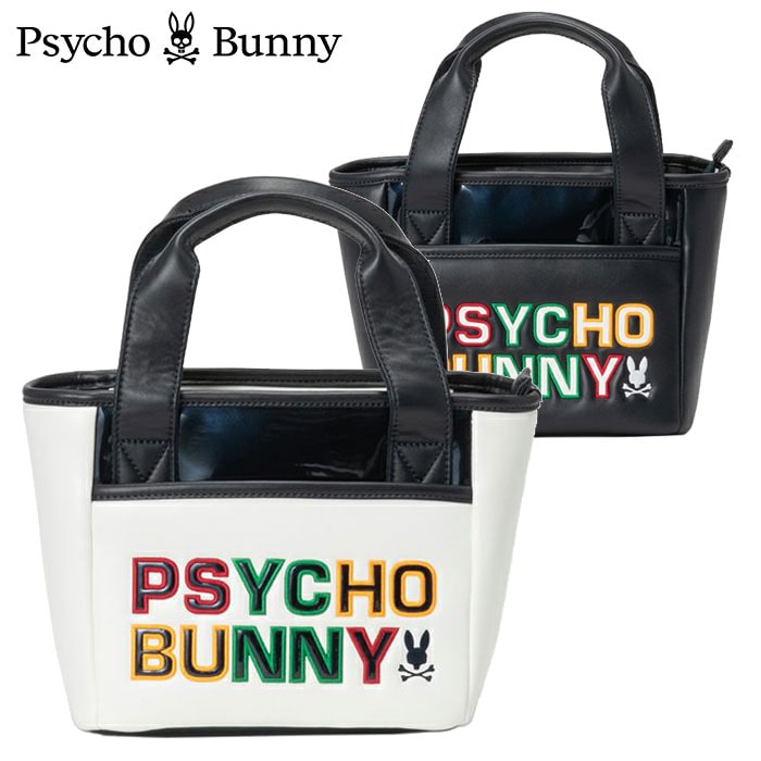 サイコバニー Psycho Bunny ラウンドバッグ LOGOART PBMG5FB7 ゴルフ ポーチ バッグ 2025年モデル 日本正規品