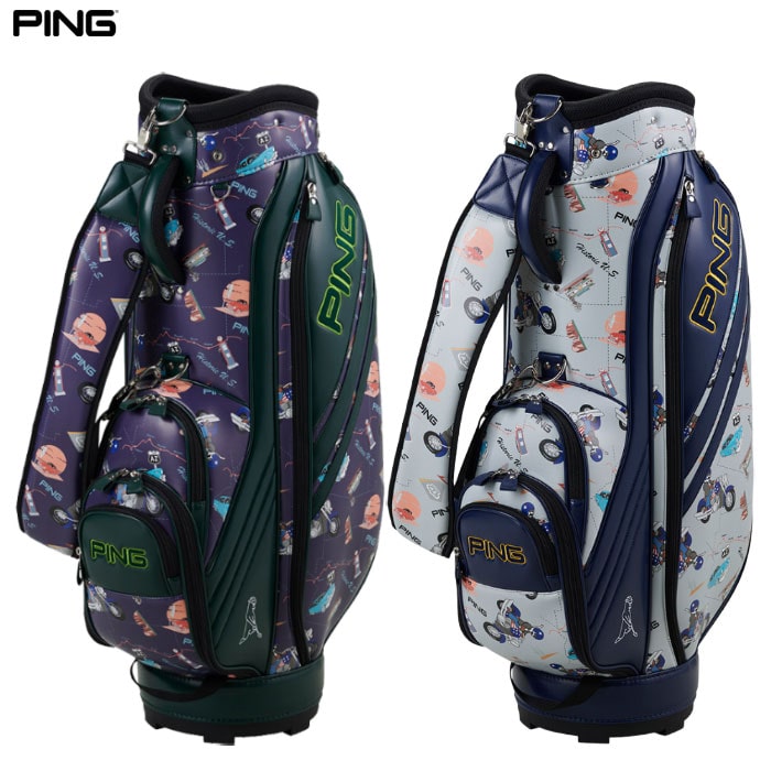 PING ピン キャディバッグ CB-N2506 MR.PINGライダー 9.0型 5分割 カートバッグ ゴルフ 2025年モデル 日本正規品