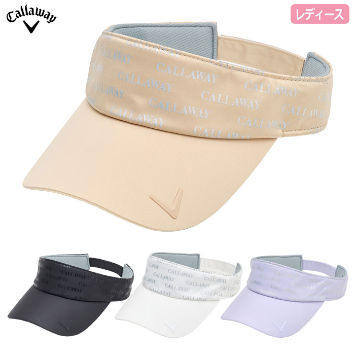キャロウェイ バイザー C25291207 レディース ゴルフキャップ 帽子 Callaway 2025秋冬モデル 日本正規品
