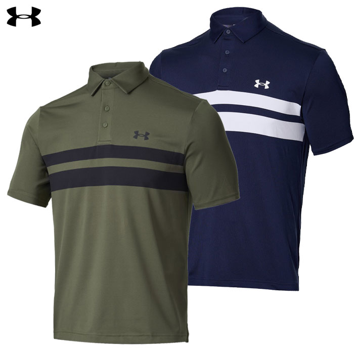 アンダーアーマー UAプレーオフ3.0 ストライプ ポロ 1378676 メンズ ゴルフウェア ゴルフ UNDER ARMOUR 2025秋冬モデル 日本正規品