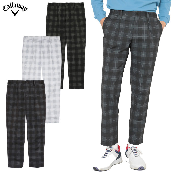キャロウェイ 8WAYストレッチチェックプリントパンツ C25226107 メンズ Callaway ゴルフウェア 2025秋冬モデル 日本正規品