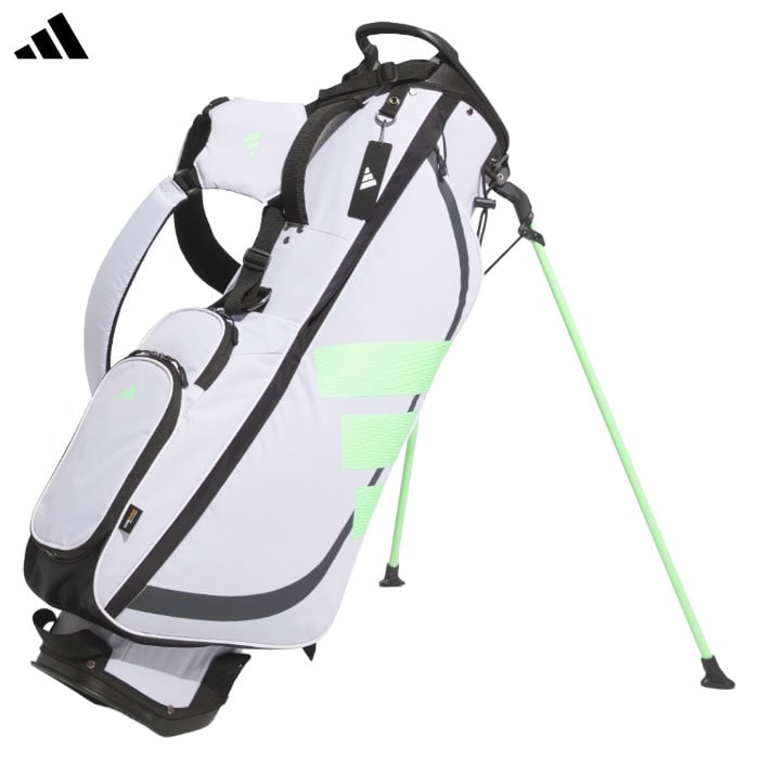 アディダス アディゼロ 軽量 コンパクト スタンドバッグ KVH36 キャディバッグ 7.5型 47インチ対応 ゴルフ 2025年モデル adidas 日本正規品