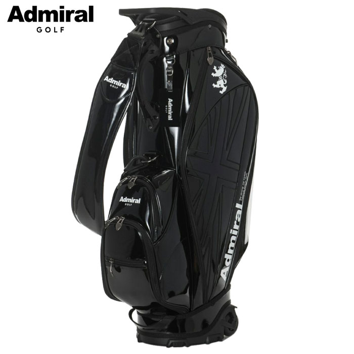 アドミラル Admiral Golf キャスターキャディバッグエナメル ADMG5BC3 ゴルフバッグ 9.0型 47インチ対応 2025年モデル 日本正規品
