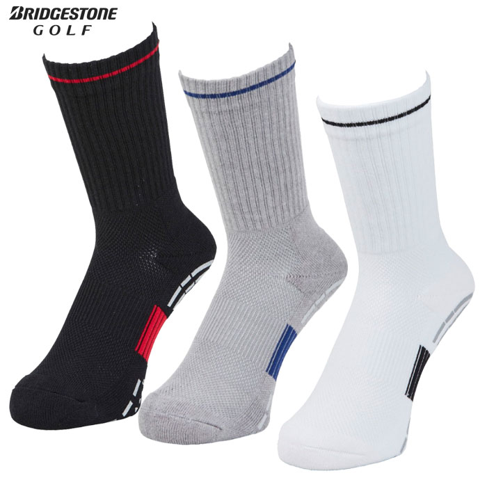 BS ブリヂストンゴルフ HYPER SOX バイターグリップ ソックス レギュラー丈 SOG520 メンズ 靴下 ゴルフ BRIDGESTONE GOLF 2025秋冬モデル 日本正規品