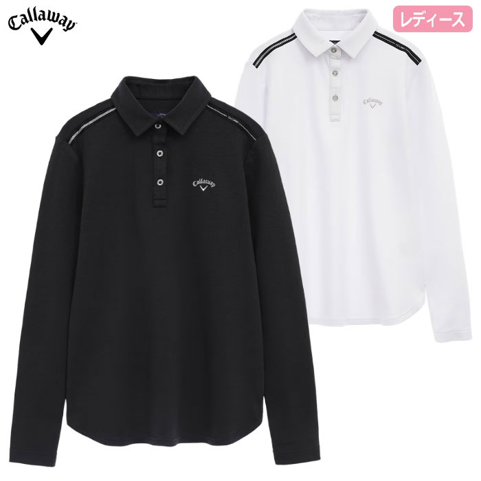キャロウェイ ダブルニット長袖シャツ C25233204 長袖 レディース Callaway ゴルフウェア 2025秋冬モデル 日本正規品