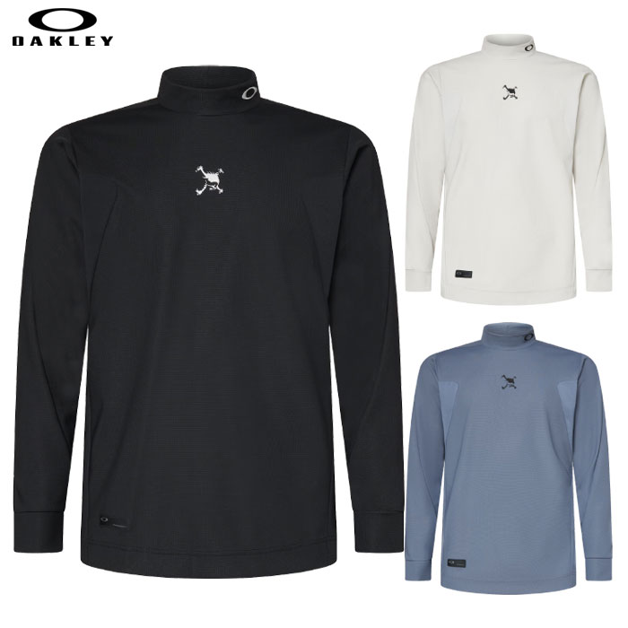 オークリー OAKLEY シャツ Skull Thickness LS Mock Shirt メンズ 長袖 FOA408240 ゴルフ 2025秋冬モデル 日本正規品