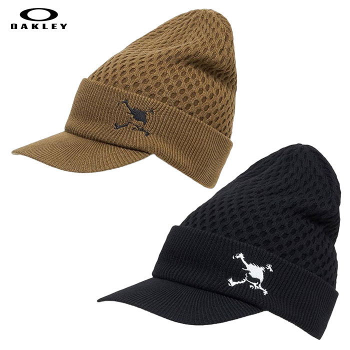 オークリー OAKLEY メンズ ニットキャップ FOS902171 SKULL BRIM BEANIE FA 25.0 帽子 ゴルフキャップ 2025秋冬モデル 日本正規品