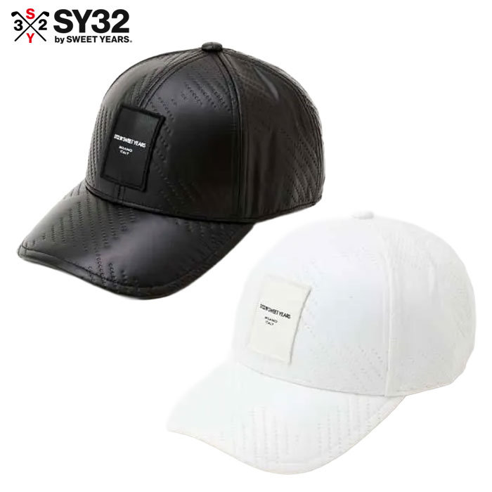 SY32 GOLF キャップ SYG-25A9-16 BLOCK EMBOSS CAP メンズ ゴルフキャップ 帽子 CAP メンズ 日本正規品 2025秋冬モデル