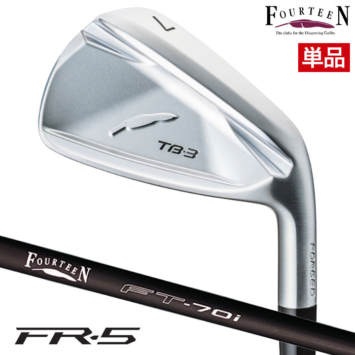 フォーティーン TB-3 FORGED アイアン 単品 (#6) メンズ 右用 FT-70i カーボンシャフト 軟鉄鍛造 2025年モデル 日本正規品 FOURTEEN ゴルフクラブ