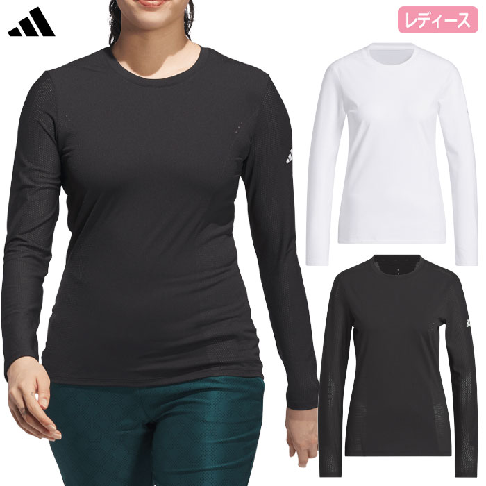アディダス アディゼロ ベースレイヤー長袖シャツ RG614 レディース 長袖 ゴルフウェア ゴルフ 2025秋冬モデル adidas 日本正規品
