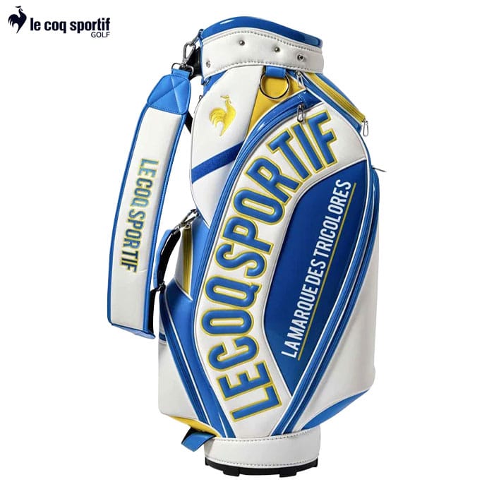 ルコックスポルティフ グラフィックデザイン大口径キャディバッグ 9.5型 LG6SCB02M ゴルフ le coq sportif golf 2026年モデル 日本正規品