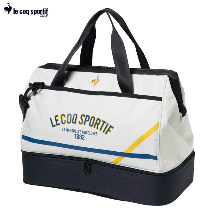 ルコックスポルティフ 二層式大開口ボストンバッグ シューズ収納対応 LG6SBB00M ゴルフ le coq sportif golf 2026年モデル 日本正規品