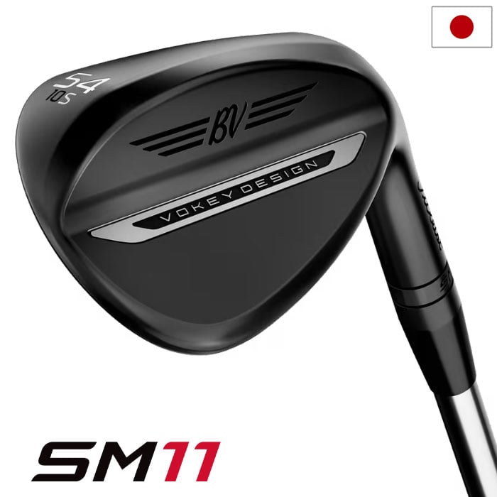タイトリスト Vokey SM11 ウェッジ メンズ 右用 ジェットブラック仕上げ Dinamic Gold，BV105 スチールシャフト 日本正規品 2026年モデル ゴルフクラブ 右利き