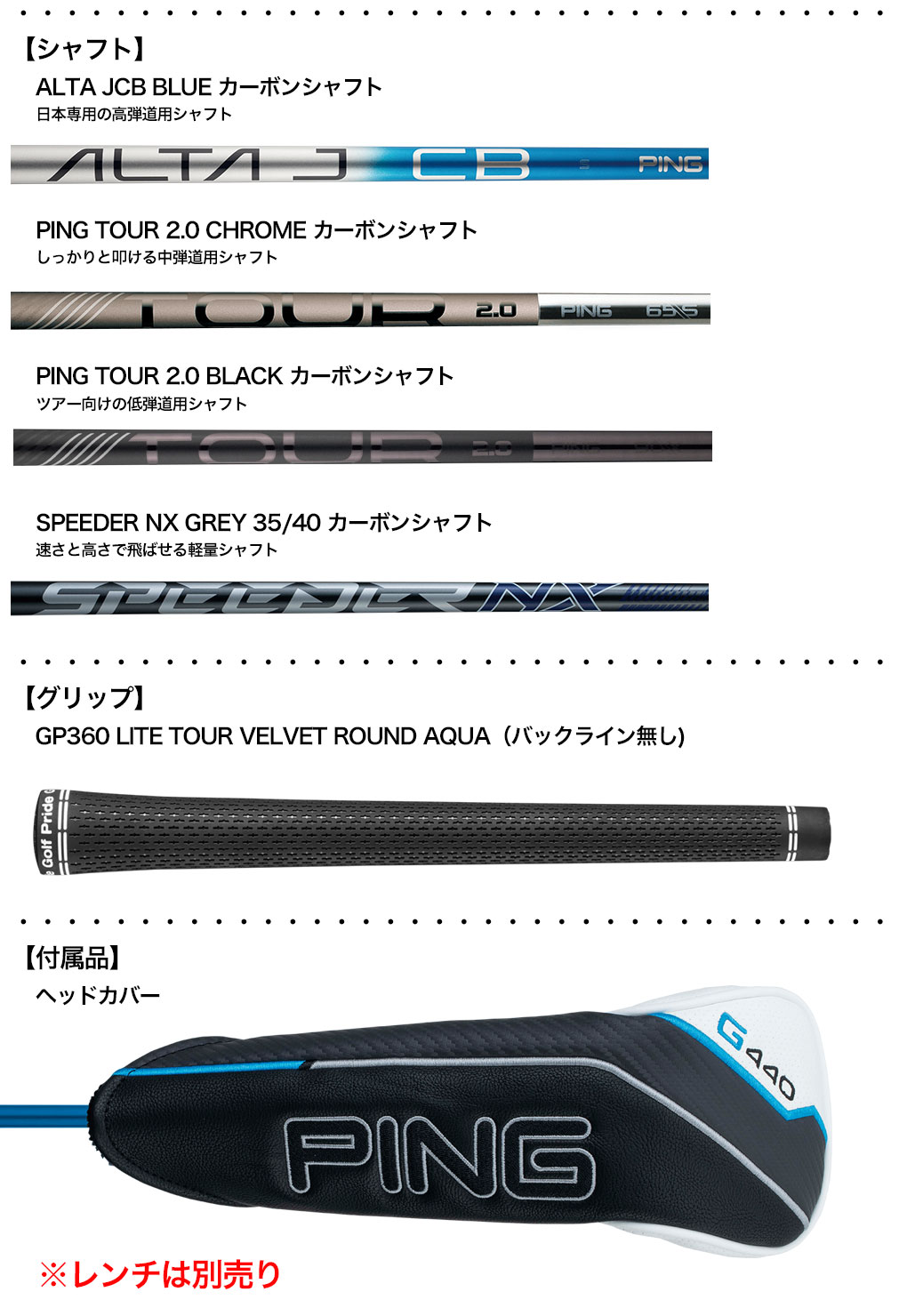 G440 MAXフェアウェイウッド│CLUB PING【PINGオフィシャルサイト】