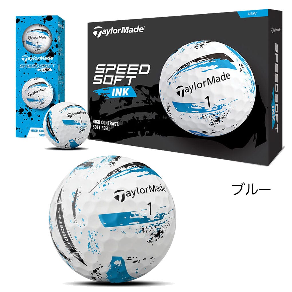 テーラーメイド スピードソフトシリーズ 24球 テーラーメイド 2024 SPEEDSOFT スピードソフト インク ボール