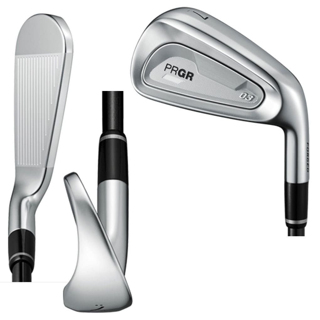 PRGR IRONs】03 アイアン〔#7-AW 5本セット スチール〕〔2022年