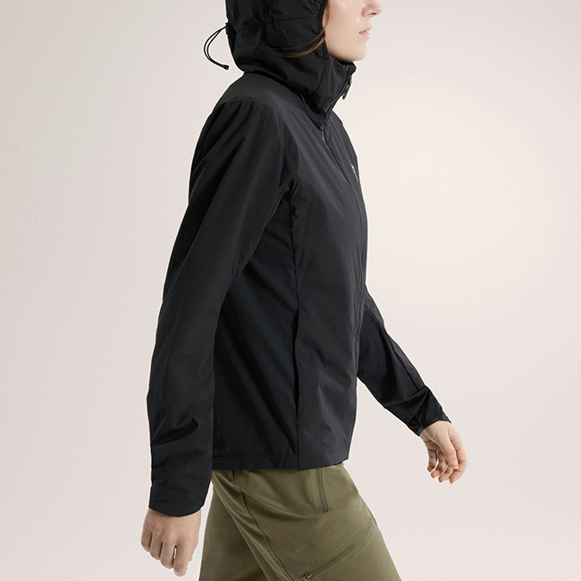 1734 アークテリクス アトムSLフーディ 超軽量 中綿ジャケット ブラック ARC'TERYX アークテリクス アトムSLフーディ 【ウィメンズ】(XS