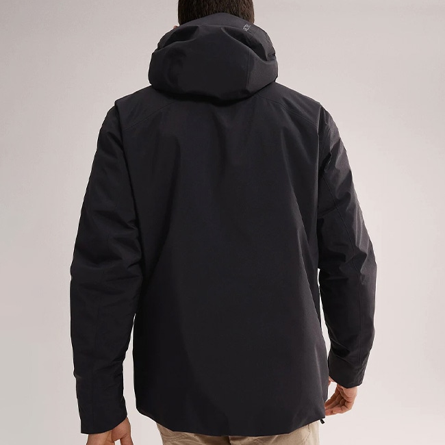 ARC'TERYX メンズ ダウンジャケット ブラック S 中古・古着通販】ARC'TERYX (アークテリクス) ATOM HOODY M