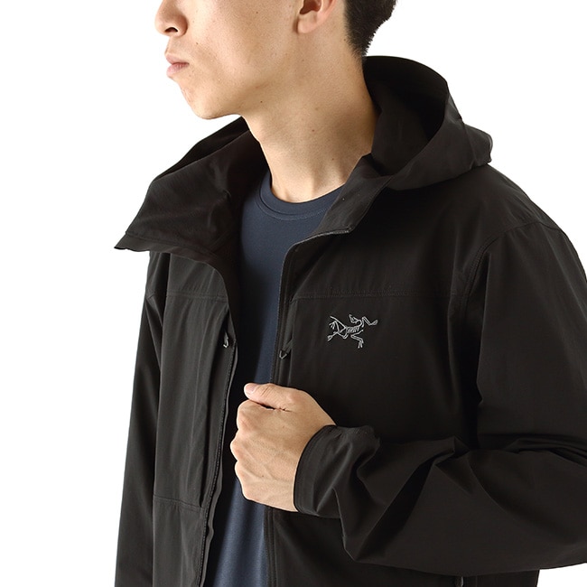 新品タグ付 S アークテリクス ガンマライトウエイト フーディー 黒 ARC'TERYX アークテリクス ガンマライトウェイトフーディ メンズ
