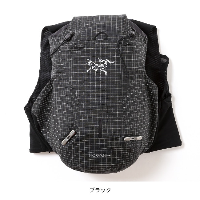 アークテリクス ノーバン14 ベスト（Black sサイズ） ARC'TERYX アークテリクス ノーバン14ベスト(S ブラック