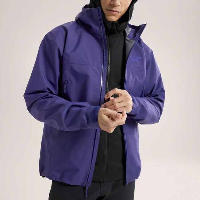 【T.O】ARC'TERYX メンズジャケット S/P ブラックサファイア ARCTERYX☆ライトフードジャケット ブラックサファイア (ARC