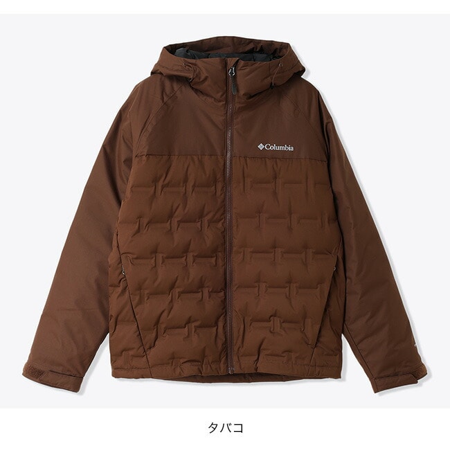 Columbia グランドトレックIII ダウンフーデッドジャケットLサイズ グランドトレックIIIダウンフーデッドジャケット(S Tobacco