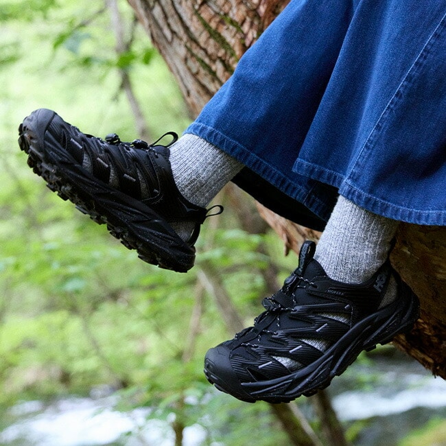 HOKA ホカ ホパラ ユニセックス(7.5／8.5(25.5cm) ホワイト