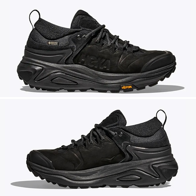 GRAPE ブラック 靴 HOKA ホカ カハ3 ローGTX【ウィメンズ】(6(23cm) ブラック