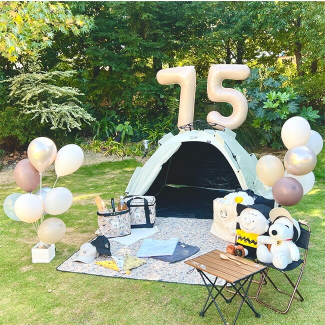 LOGOS ロゴス スヌーピー(PEANUTS 75years)木製プレート: SUNDAY