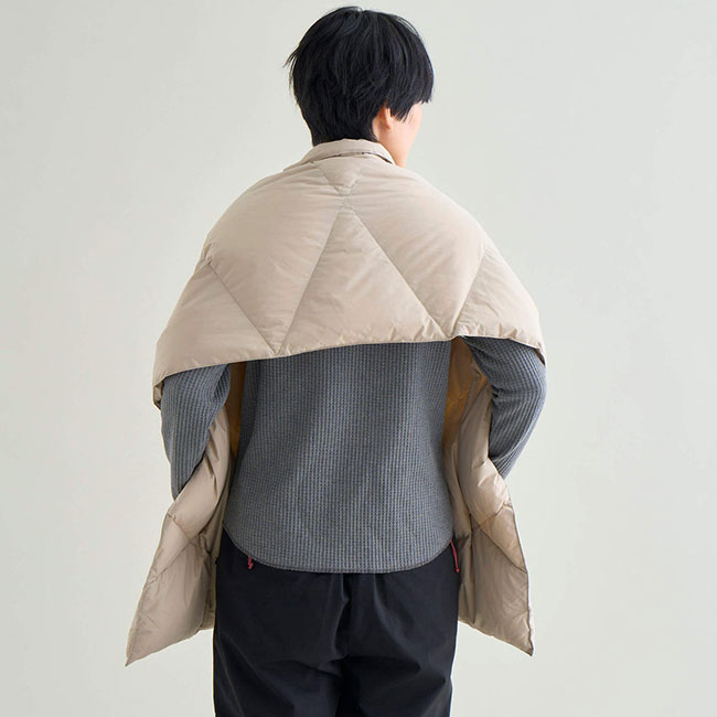OHGA リバーポンチョ　ブラック OHGA RIVER PONCHO リバーポンチョコート ブラック ポンチョ