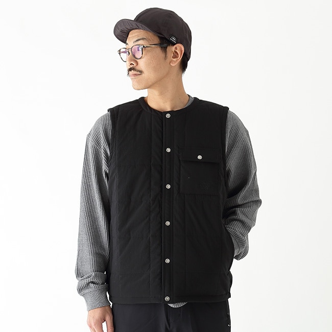 新品級 ノースフェイス メドウウォームベスト L ブラック 美品 THE NORTH FACE(ザ・ノース・フェイス)｜【UNISEX】メドウ