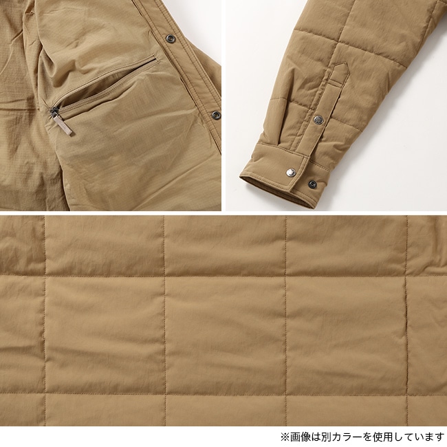 ノースフェイス メドウウォームシャツ M 中綿 アウター ベージュ THE NORTH FACE ノースフェイス 中綿 シャツ メンズ レディース