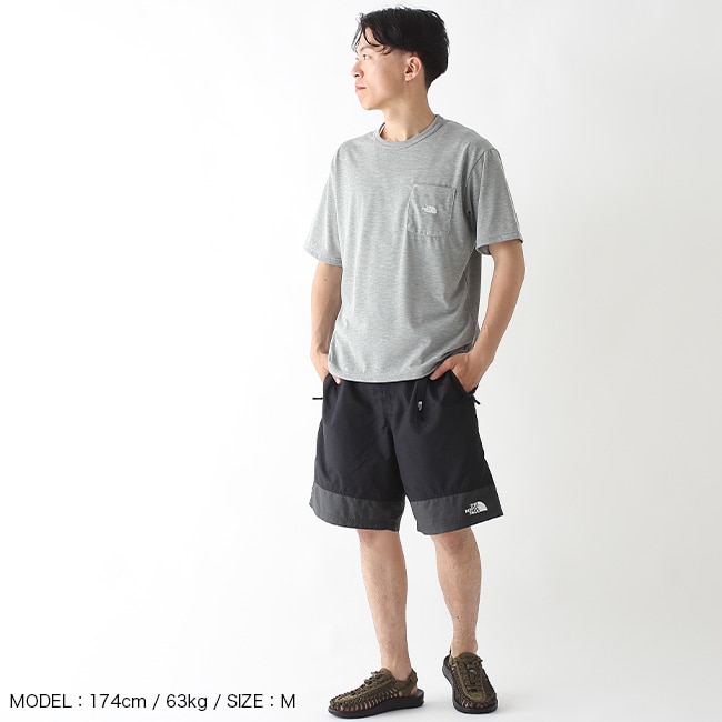 y*n様 ノースフェイス ヌプシショーツ　ブラック ラストMのみ】THE NORTH FACE（ザノースフェイス）“NUPTSE SHORT