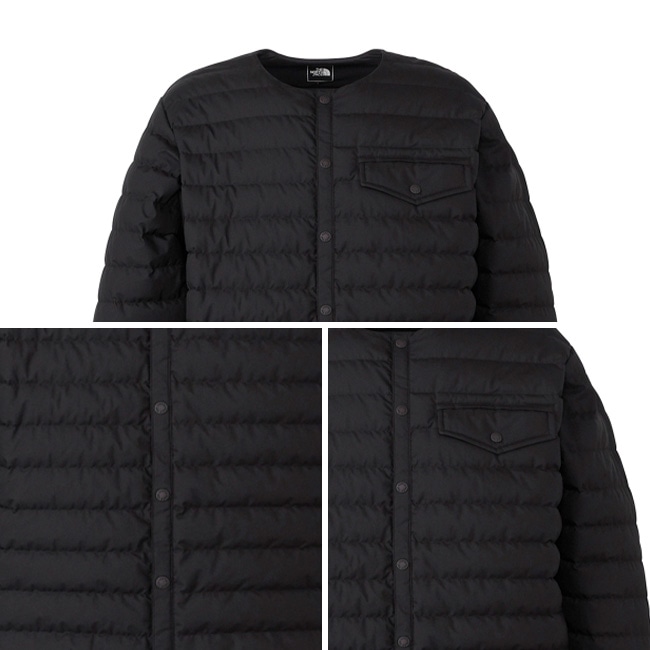 【美品】ノースフェイス　ダウン　カーディガン　ゼファーシェル　ブラック　M THE NORTH FACE ジャケット(レディース) ザ・ノース・フェイス