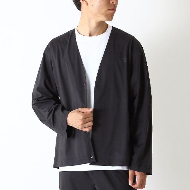 K王*美品　ブラック　メンズXL テックラウンジカーディガン THE NORTH FACE ザ ノース フェイス テックラウンジカーディガン