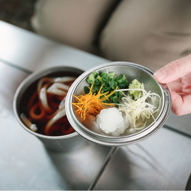 snow peak スノーピーク 深型チタンシェラカップ 蓋付き: SUNDAY