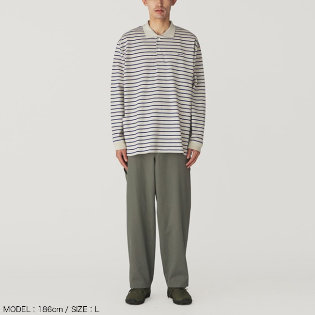 【美品】エムエイチエル×スノーピーク・ワークパンツ・焚き火パンツ・ワイド・ダック 美品】エムエイチエル×スノーピーク・ワークパンツ・焚き火