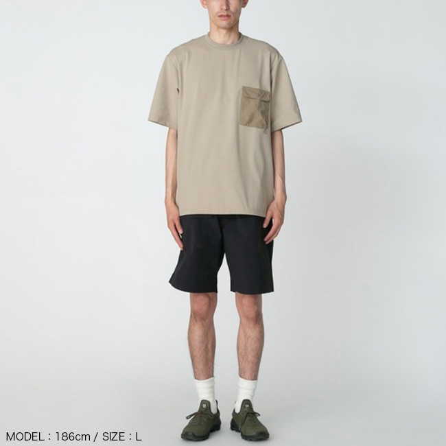 SALE 新品  peak ショーツ パンツ スノーピーク コラボ snow peak スノーピーク ナイロンタッサー2ウェイショーツ(M