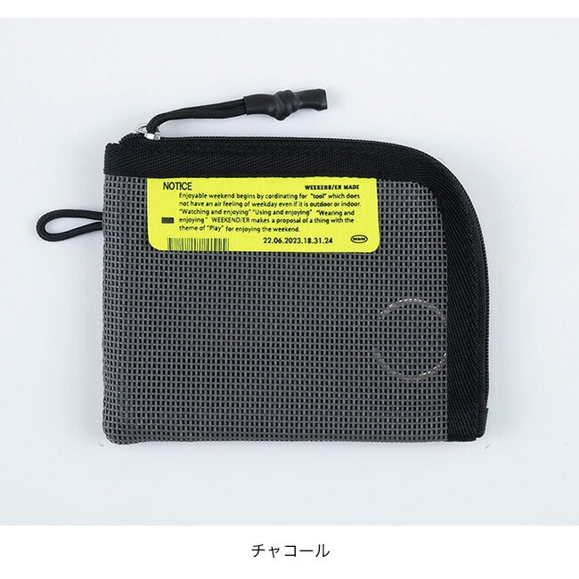 スクイッドマニアPEとリーダー、マルチケース WEEKEND(ER) ウィークエンダー PVCメッシュマルチケース(ブルー