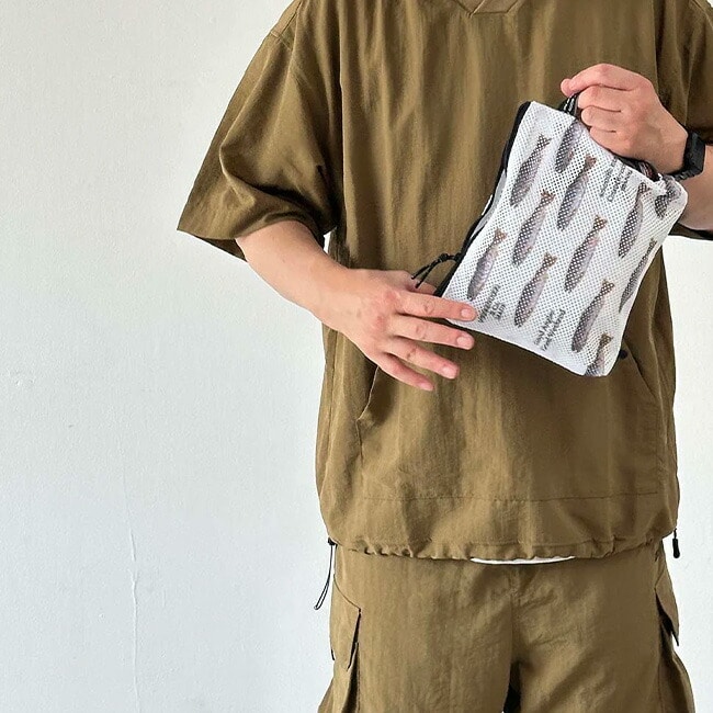 新品未開封epa Mickey T“WHT” WEEKEND(ER) ウィークエンダー WKDメッシュジップバッグトゥー