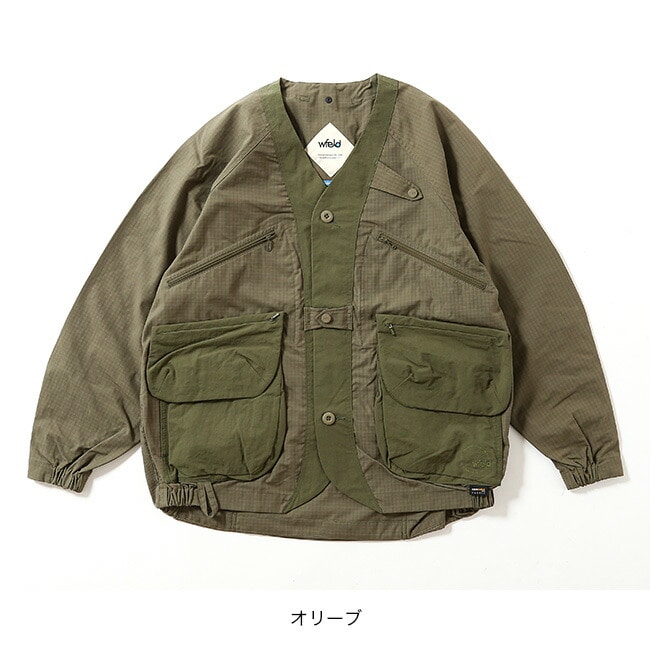 FRAMeWORK】綿麻キャンバスフィールドジャケット FRAMeWORK