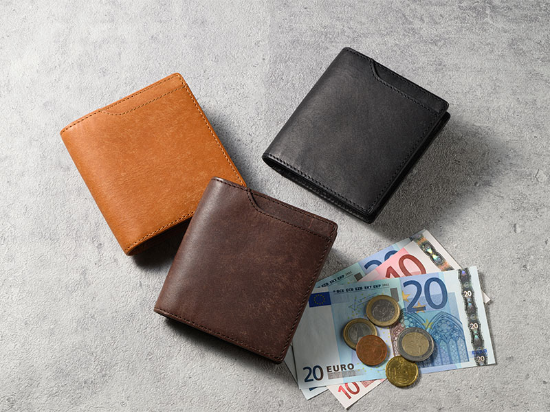 MILAGRO・イタリアンエイジングレザー・薄型コンパクト財布