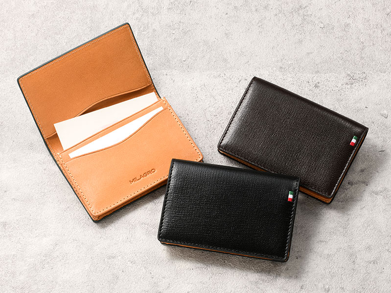 MILAGRO パルメラートゴートレザー・名刺入れ