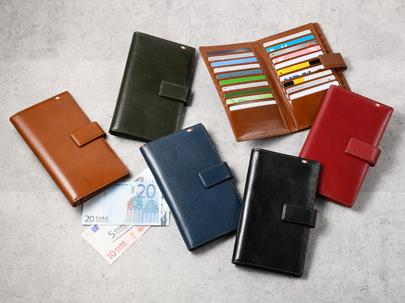 MILAGRO・イタリアンレザー・カード30枚長財布